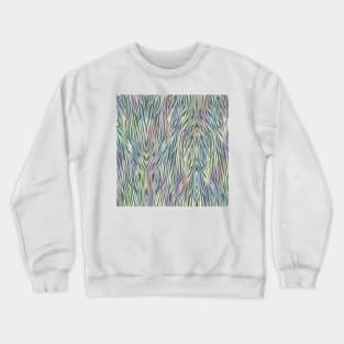 Colorful Zebra print Crewneck Sweatshirt